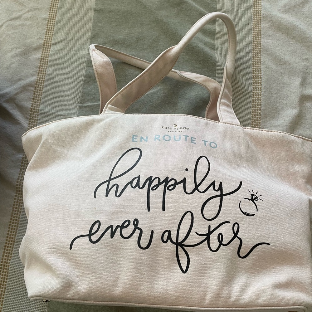 Light Pink Kate Spade Wedding/Honeymoon purse- GUC